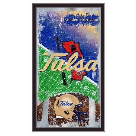 Holland Bar Stool Co Tulsa 15" x 26" Football Mirror MFtblTulsaU