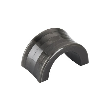 Amerock Concentric 1-1/4 in 32 mm Center-to-Center Gunmetal Cabinet Finger Pull BP36811GM