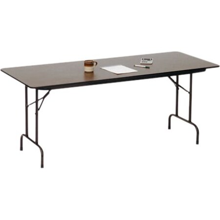 Correll CF Melamine Folding Tables 18x48 Medium Oak CF1848M-06
