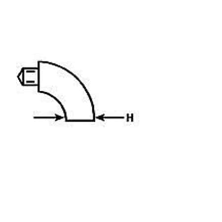 Plastruct 90 deg EF-6, Female Elbow, 5PK PLS95043