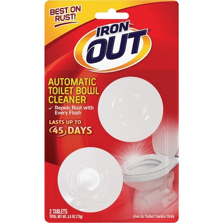 Iron Out Automatic Toilet Bowl Cleaner 2 Use AT12T