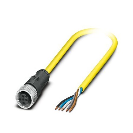 Phoenix Contact SAC-5P-10 0-547/M12FS BK 1424958