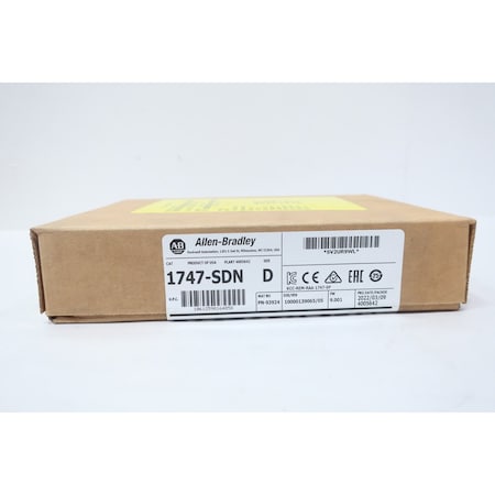 Allen Bradley SLC 500 DEVICENET SCANNER MODULE SER D 1747-SDN