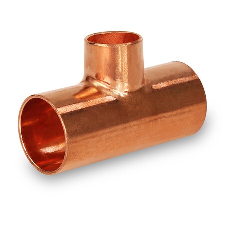 Everflow Copper Reducing Tee Fitting with Solder Cups 2''x2''x3/4'' CCRT2016