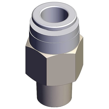 Smc Push-Fit Fitting, Straight KPH10-02