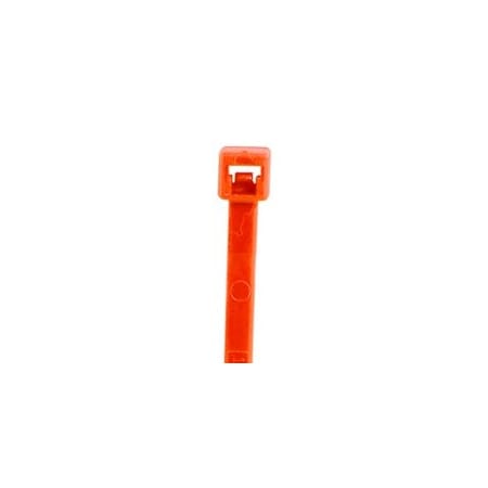 Bubblefast 1000-4'' 18# Fluorescent Red Cable Ties, 1000PK BFCT422K