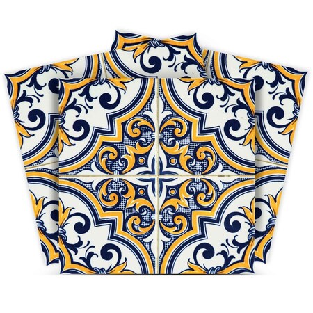 Homeroots 5" X 5" Neutral Gina Peel And Stick Removable Tiles 400181