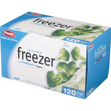Presto 1 Qt. Reclosable Freezer Bag, 120 Count C00507S0