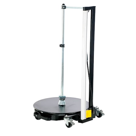 Vestil Black Roll Material Portable Dolly With Cutter 440 lb 35 x 40 x 70 ROLL-D-DLX