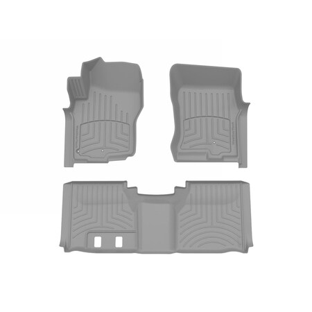 Weathertech Grey, Front and Rear FloorLiner HP 461761-460472IM
