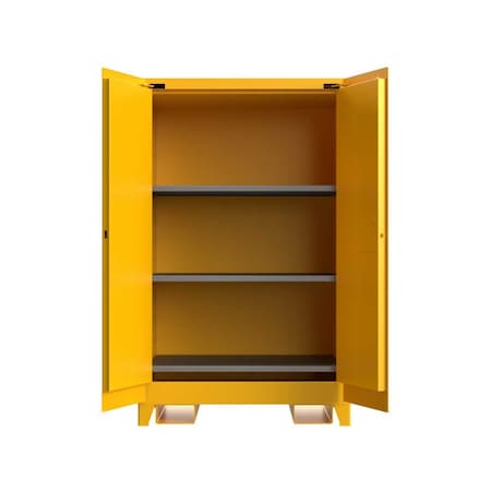 Strong Hold 90 Gallon Flammable Safety Cabinet, Manual-Close 90FSHD-MC-FLP-3