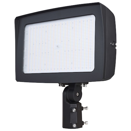 Nuvo LED Flood Light 300/250/200 3K/4K/5K CCT Selectable Beam Angle Selectable Bronze 120-347V 65/1543