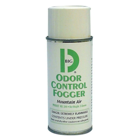 Big D BigDIndus, Odor Control Fogger, Mountain Air Scent, 5 Oz Aerosol, 12PK 344
