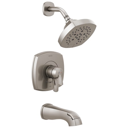 Delta Stryke 17 Series Tub and Shower Only Lumicoat Stainless T17476-SS-PR