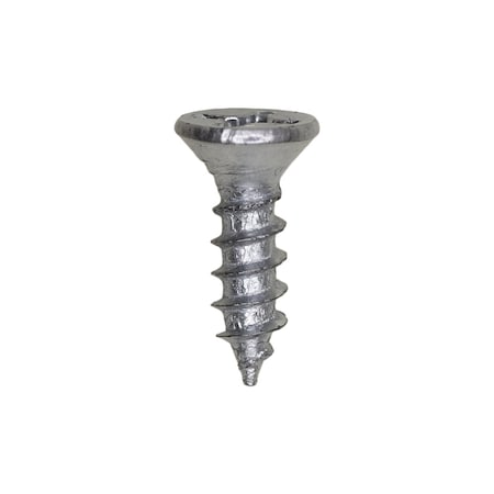 Auveco 6 x 1/2in Phillips Flat Head Wood Screw Zinc, 100PK 9555