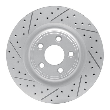 Dynamic Friction Co DFC Geoperformance Rotor - Drilled and Slotted 830-20028L