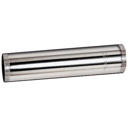 Do It Best 1-1/4'' x 6'' Chrome Plated 20 GaugeThreaded Tube DIB20210