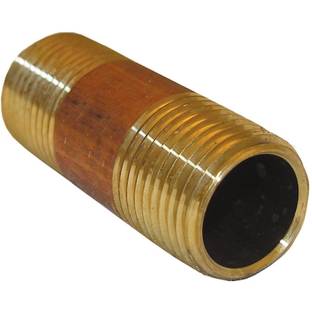 Westlake Pipe & Fittings 1/2''x3'' Brass Nipple 17-9449