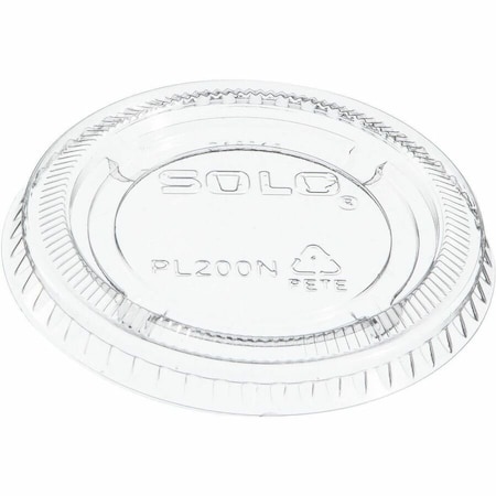 Dart Complements Portion/Medicine Cup Lids, Plastic, Clear, PK2500 PL200N