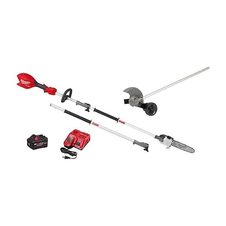 Milwaukee Tool M18 FUEL Pole Saw Kit + QUIK-LOK Edger 3016-21PS,49-16-2718