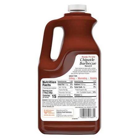 Knorr Professional Ready-to-Use Chipotle Barbecue Sauce, 0.5 gallon, 4PK 4800191665