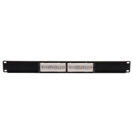 Eaton Tripp Lite Series 12-Port 1U Rack-Mount Cat6/Cat5 110 Patch Panel 568B, RJ45 Ethernet, TAA N252-012