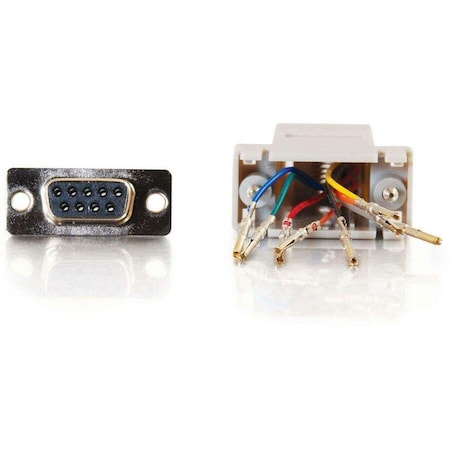 C2G RJ45 / DB9F MOD ADPTR GREY- SIMPLIFIES THE CONNECTION OF DUMB TERMINALS TO A CEN 2941
