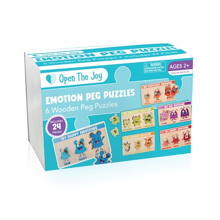 Open The Joy My Emotion Levels Peg Puzzles EMOPEG