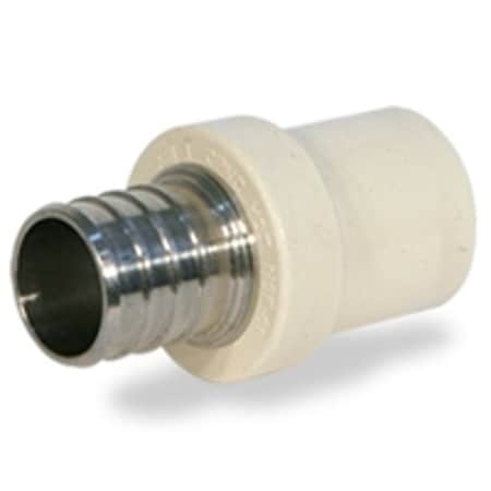 Apollo Valves APXCPV12TPC0500 Pipe Adapter, 12 in, PEX x Copper Sweat, 100 psi Pressure APXCPVC12