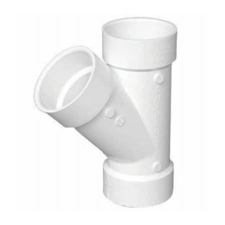 Charlotte Pipe And Foundry 6 DWV SCH 40 Wye PVC 00600  1600HA