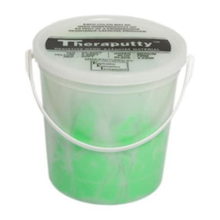 Fabrication Enterprises Theraputty Plus protective Exercise Putty, Green - 5 lbs FA128987