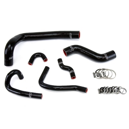 Hps Performance High Temp Reinforced Silicone Radiator and Heater Coolant Hose Kit, Black,  57-1491-BLK