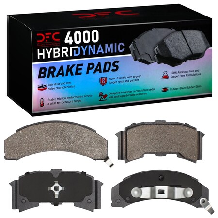 Dfc 4000 HybriDynamic, Disc Brake Pad Set,  4000-0261-00