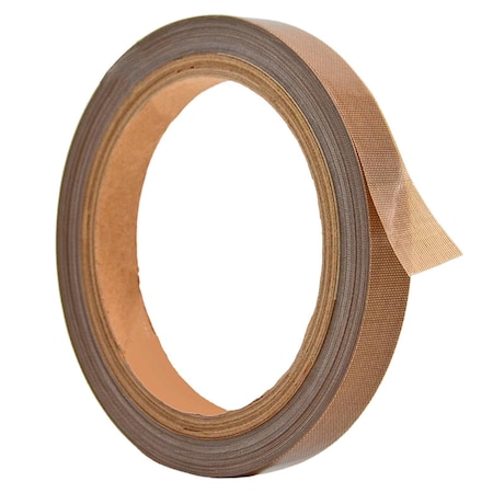 Wod Tape TFE28NA PTFE Fiberglass Cloth Teflon Tape Non Adhesive: 1/2 in. x 36 yds, 72PK WOD TFE28NA-00500-72-36-BRO