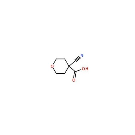 Ak Scientific 4-Cyanotetrahydro-2H-pyran-4-carboxylic acid (250mg), CAS 848821-06-7 0547AF-250mg