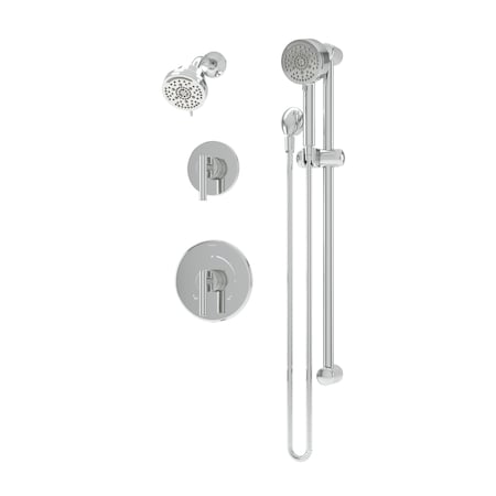 Symmons Dia HydroMersion Double Handle Shower Trim Kit with Hand Spray (Valve Not Included) 3595B15TRM