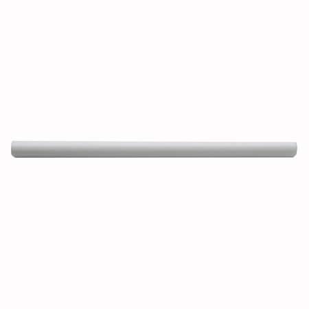 Apollo Tile White 1x12 Thassos Marble Polished Pencil Liner Tile Trim 0.5 sqft/case, 10PK APLMTS881PA