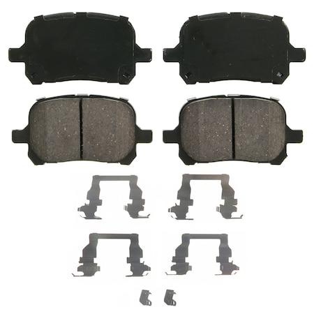 Wagner Brake QuickStop Front Disc Brake Pad Set Ceramic,  ZD707