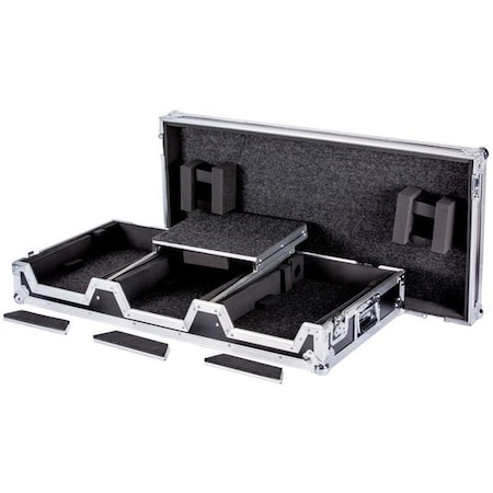 Deejay Led Fly Drive DJ Coffin Case For Pioneer Two CDJ2000 Plus One DJM900 Mixer or Similarly Sized Equipment TBHDJM9CDJ2KWLT