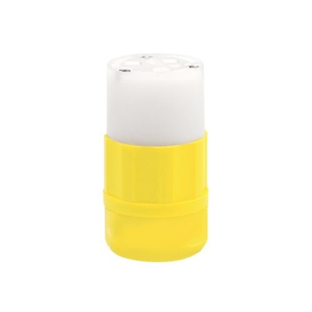 Leviton Industrial Grade Connector 15 Amp, 250 Volt 5669-CY