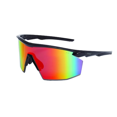 Pyramex PMXSPEC, Safety Glasses, Anti-Fog, Spectrum Mirror Lens, Black Frame SB11295ST
