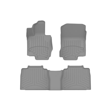 Weathertech Grey, Front and Rear FloorLiner HP 461533-1-2IM