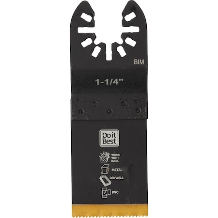 Do It Best 1-1/4'' Titanium Coated Metal Cutting Oscillating Multi-Tool Blade QJDIB-OS-003