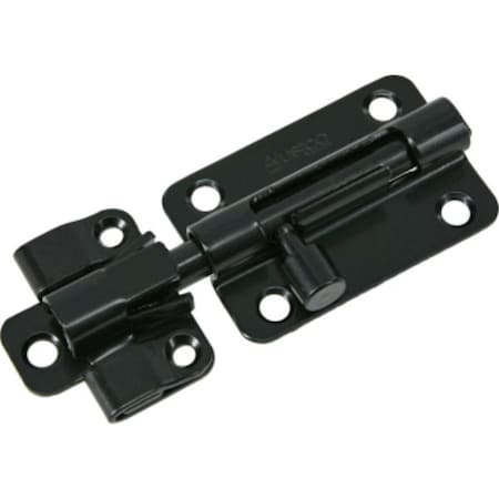 Clean All 3 in. Ajustlock Barrel Bolt, Black CL3258567