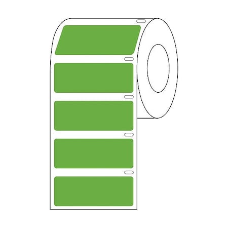 Zoro Select Cryogenic Label, Green, Polypropylene GRAING-DTC53