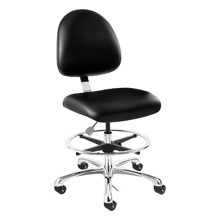 Bevco ESD/ISO 5 Mid Chair w/Casters 9350ME2-BLK-CARD5S