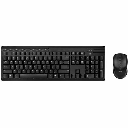 Monoprice WIRELESS MEMBRANE KEYBOARD AND OPTICAL MOUSE COMBO 44521