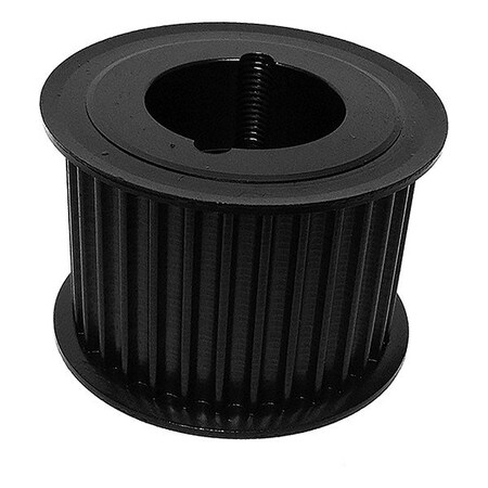 Zoro Select TimingBeltPulley, CastIron, W23/8in 40-8P50-2012