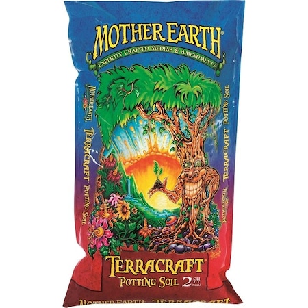 Mother Earth Terracraft HGC714901 Potting Soil, Solid, Light Brown, 2 cu-ft Package, Pallet HGC714996