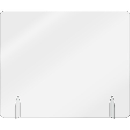 Aarco Polycarbonate Freestanding Protection Shield FPT3036PC